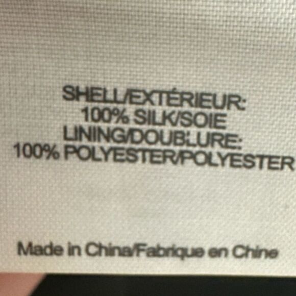 Tory Burch black silk sleeveless button down top - Picture 4 of 4